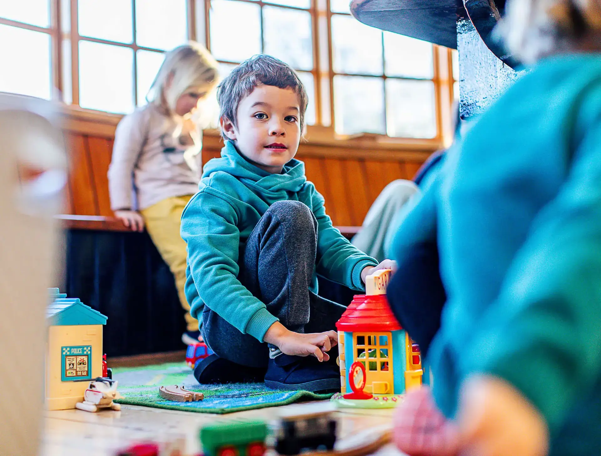 Pupil in nursery class at St Chris