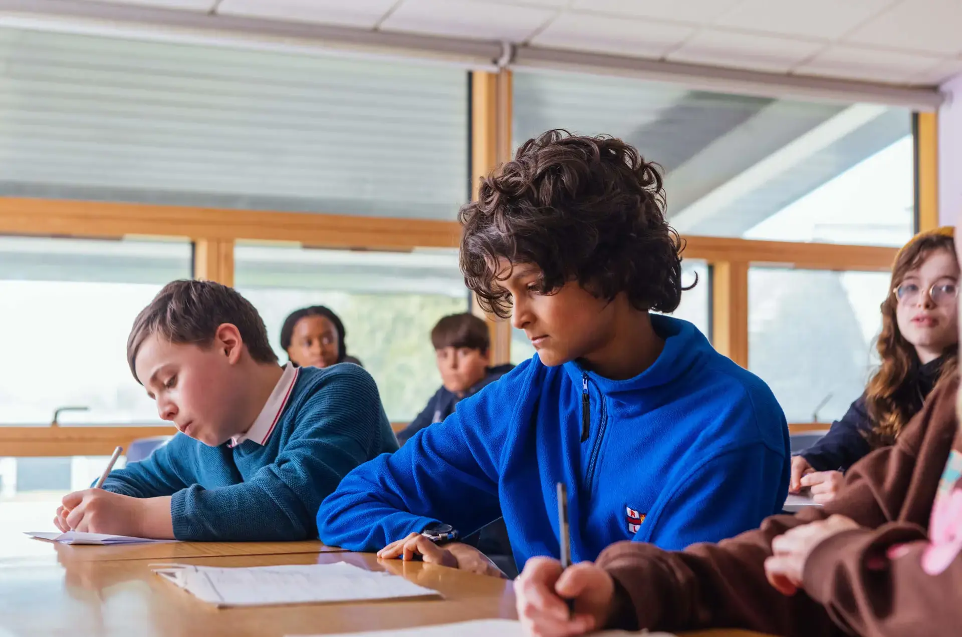 Senior School students in class at St Chris